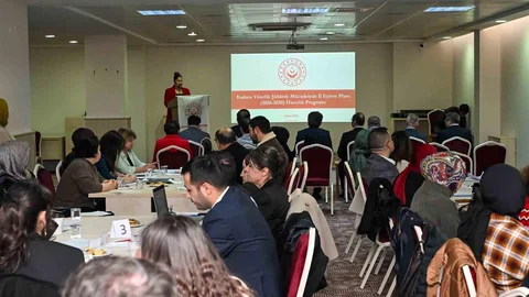 Kadına Yönelik Şiddetle Mücadele Çalıştayı Karaman'da Yapıldı