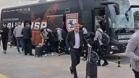 Samsunspor Kuzey Makedonya'ya Gitti