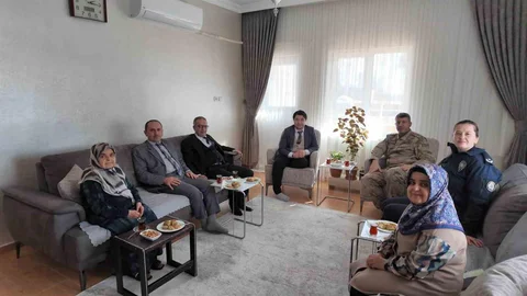 Gercüş'te Şehit Ailelerine Vefa Ziyareti