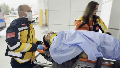 Aksaray'da İnşaat İşçisi Düşerek Yaralandı