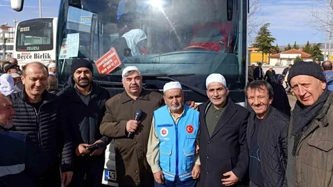 Simav'dan Umreye Uğurlama Töreni