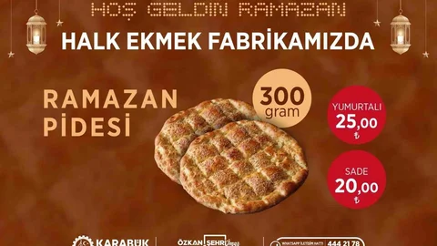 Karabük'te Ramazan Pidesi Fiyatları Belirlendi
