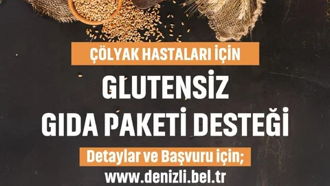 Denizli'de Glütensiz Gıda Desteği Başladı