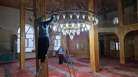 Beyşehir'de Camiler Ramazan'a Hazır