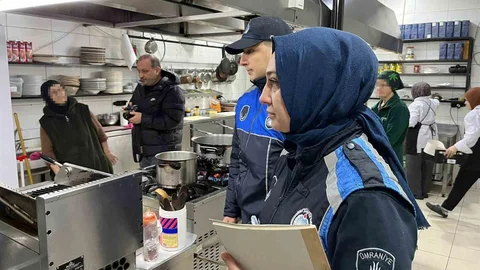 Ümraniye'de Fırın Denetimi Yapıldı