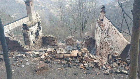 Trabzon'da Orman Yangınları Yaşanıyor