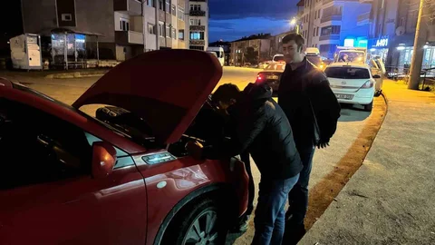 Zonguldak'ta Kedi Kurtarma Çabası