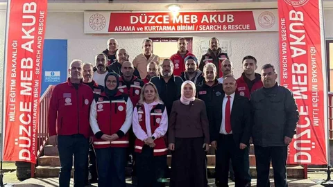 Düzce'de Arama Kurtarma Ekibi Ziyareti