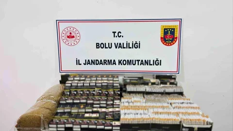 Bolu'da Kaçak Tütün Operasyonu