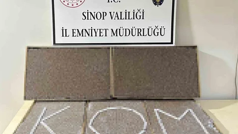 Sinop'ta Kaçak Makaron Operasyonu