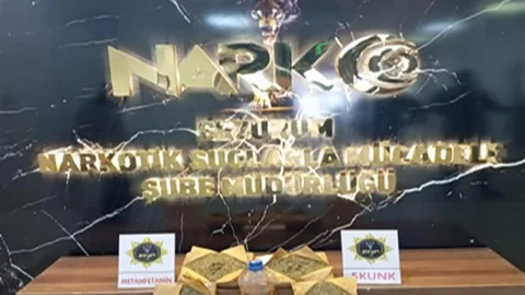 Erzurum'da Uyuşturucu Operasyonu