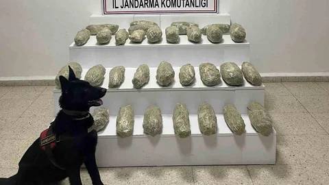 Başkale'de 21 Kilo Skunk Ele Geçirildi
