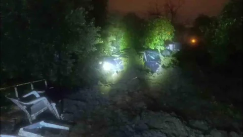 Hatay'da Heyelan Sonrası Zararlar