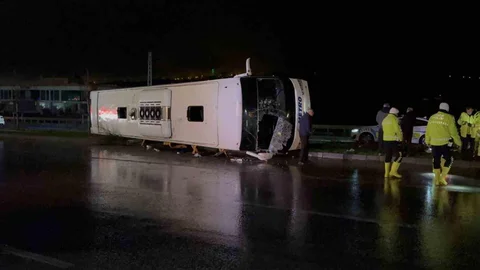 Samsun'da Otobüs Kazası: 7 Yaralı