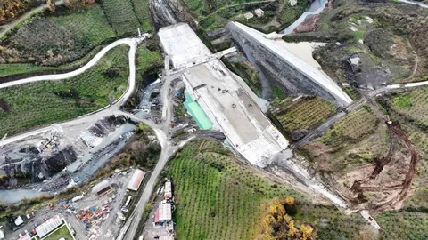 Salıpazarı Barajı İnşaatı İlerliyor