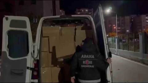 Adana'da Kaçak Sigara Operasyonu