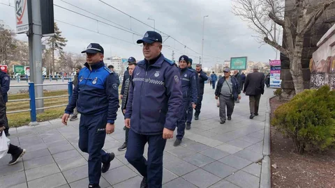Kayseri'de Kaldırım Denetimi Yapıldı