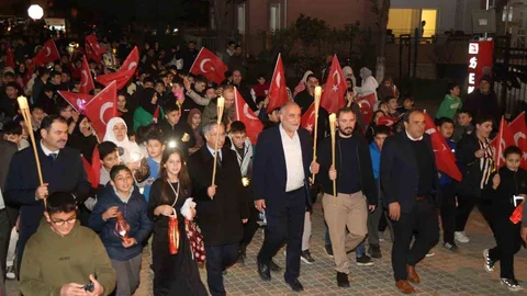 Canik’te Ramazan Fener Alayı Coşkusu