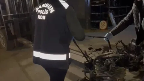 Samsun'da 5 Milyonluk Kaçak Motor Ele Geçirildi