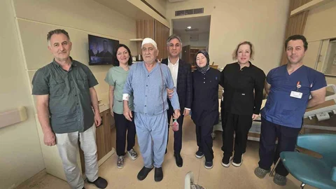 Ordu'da Yaşlı Adamın Sağlığına Kavuşması