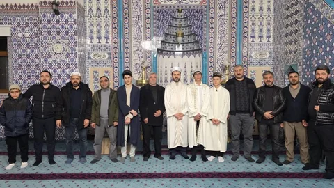 Çermik'te Hatimle Teravih Namazı Kılındı