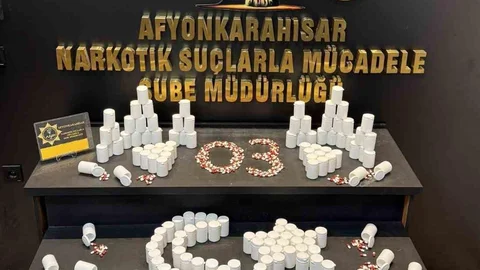 Afyonkarahisar'da Uyuşturucu Hap Yakalama
