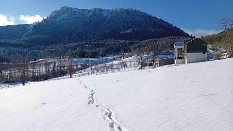Sakarya'da Kar Yağışı Etkili Oldu