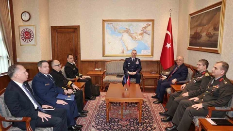 Yaşar Güler, Grynkewich’i Kabul Etti