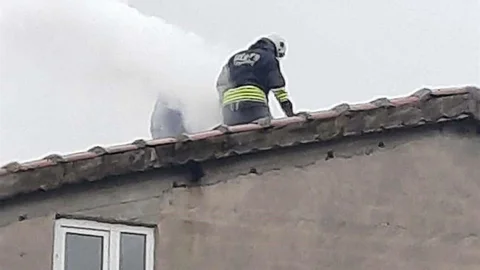 Muratlı'da Baca Yangını Paniği