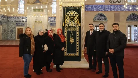 Selimiye Camii Minber Örtüsü Yenilendi
