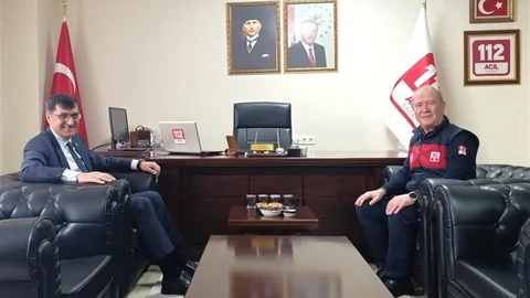 Kütahya'da 112 Acil Çağrı Merkezi Ziyareti