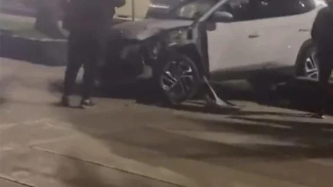 Samsun'da Kontrolden Çıkan Araç