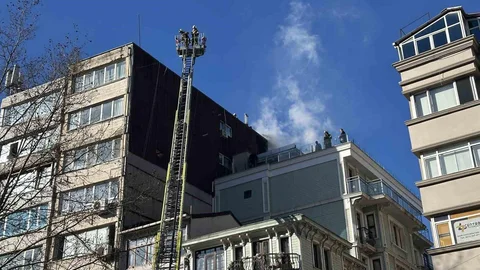 Şişli'de Yangın Paniği