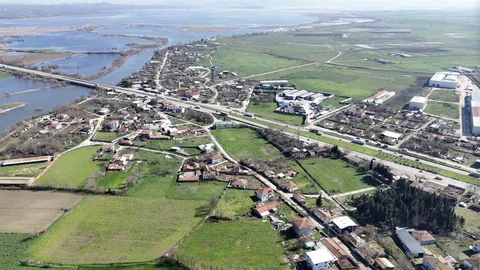 Bursa'da Bahçeler Sular Altında Kaldı