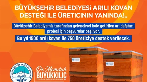 Kayseri'de Arıcılık Projesi Başlıyor
