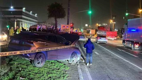 Mersin'de Yaya Geçidinde Kaza