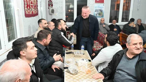 Karacabey'de Başkan Karabatı, Teravih Namazında Buluştu