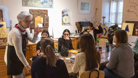 Datça'da Sanat Atölyesi Düzenlendi