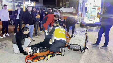 Aksaray'da Motosiklet Kazası