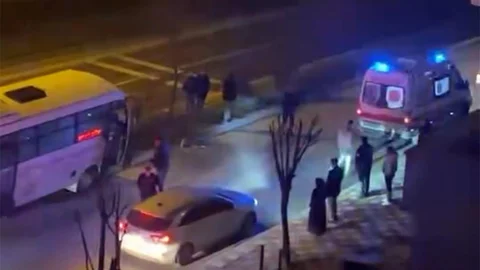 Bolu'da Halk Otobüsü Kaza Yaptı