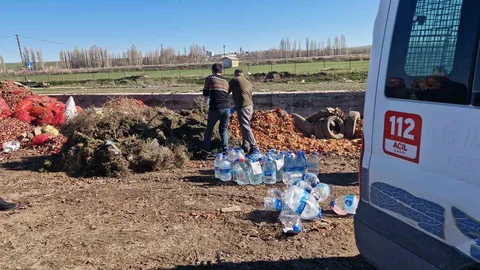 Çorum'da Kaçak Alkol İmhası Gerçekleşti