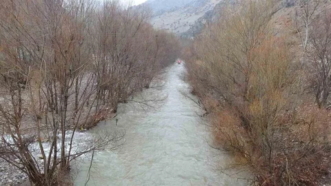 Malatya'da Yağışlar Dereleri Taşırdı