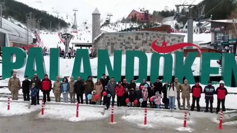 Palandöken'de Şehit ve Gazi Ailelerine Etkinlik