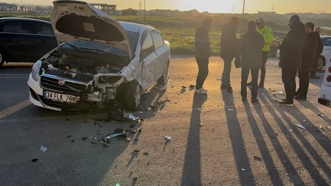 Çorlu'da Zincirleme Trafik Kazası