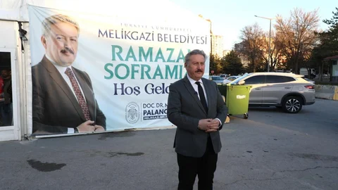 Melikgazi'de İftar Çadırları Kuruldu