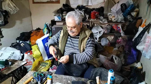 Köyceğiz'de Ayakkabı Ustası Emekli Olmadı