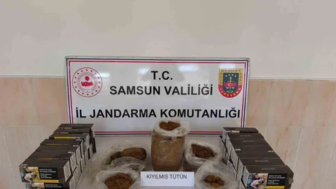 Alaçam'da Kaçak Tütün Operasyonu