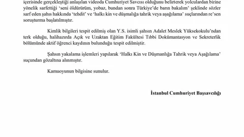 Hukukun Üstünlüğü İlkesi Vurgulandı