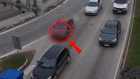 Düzce'de Şerit İhlali Denetimi