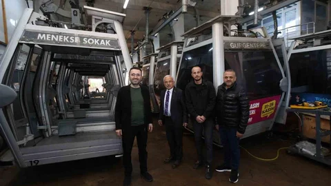 Ordu'da Teleferik Hattı Bakım Çalışmaları Başladı